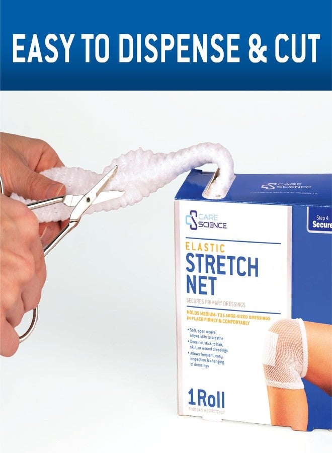 Care Science Elastic Stretch Net, 1 Roll, 5 Yards | Premium First Aid Wound Care, Secures Wound Dressings Firmly & Comfortably in Place - Image 5