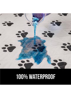 Gorilla Grip Gorilla Grip Washable Puppy Pads, 34x21 Pack of 2, Slip Resistant Dog Crate Mat, Waterproof Cloth Pee Pad for Training Puppies in Playpen, Reusable Pet Incontinence Blanket, Protects Sofa, Furniture  - Image 3