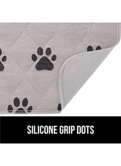 Gorilla Grip Gorilla Grip Washable Puppy Pads, 34x21 Pack of 2, Slip Resistant Dog Crate Mat, Waterproof Cloth Pee Pad for Training Puppies in Playpen, Reusable Pet Incontinence Blanket, Protects Sofa, Furniture  - Image 4