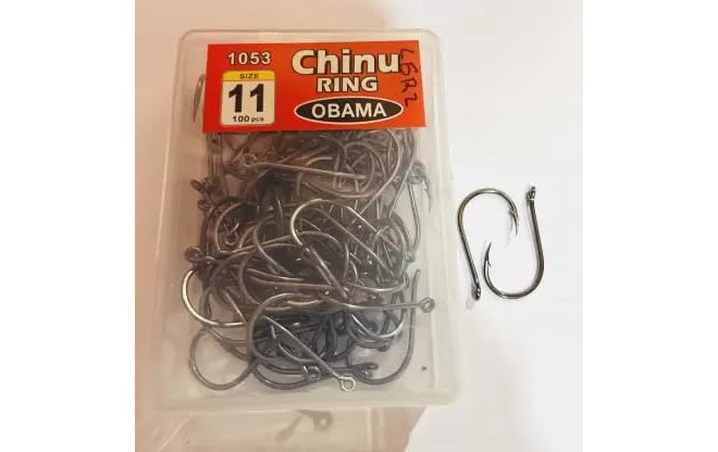 pro-hunter Chinu Sharp Strong and Durable Fishing Hooks for Reliable Fishing Results Size - 11 (Pack of 100Pcs) - Image 1