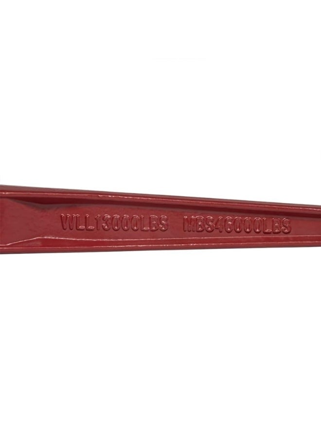 رابط تحميل متين بسقاطة مع خطافات إمساك مزورة لتأمين حمولة العمل، رابط سلسلة بسقاطة 1/2 بوصة - 5/8 بوصة، ربط للسحب والسحب (1-2 طن) - Image 3