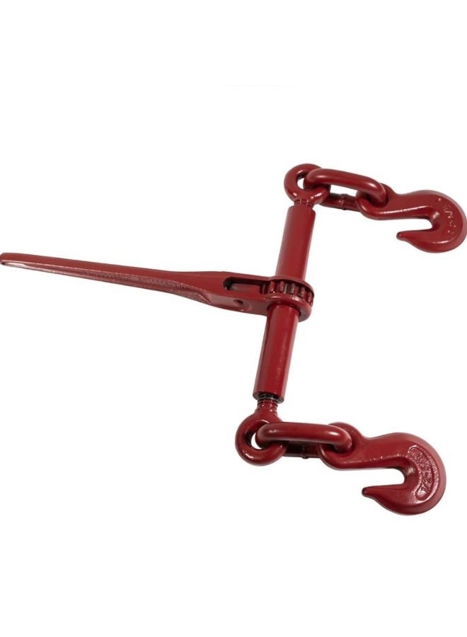 رابط تحميل متين بسقاطة مع خطافات إمساك مزورة لتأمين حمولة العمل، رابط سلسلة بسقاطة 1/2 بوصة - 5/8 بوصة، ربط للسحب والسحب (1-2 طن) - Image 4