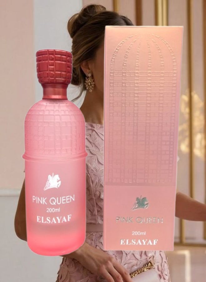 Queen 8 Pieces Pink Queen Perfume 200ML - Image 2