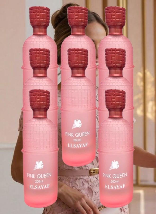 Queen 8 Pieces Pink Queen Perfume 200ML - Image 1