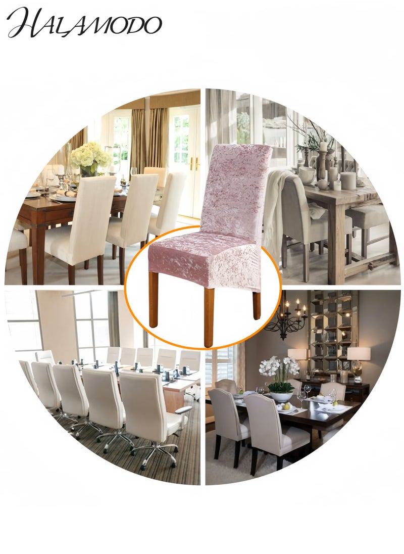 HALAMODO 2-Piece Printed Chair Cover Brown 12x4x12 - Image 4