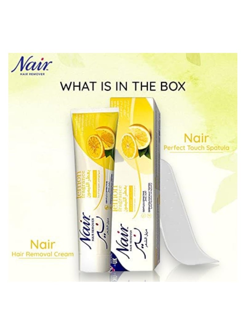 Nair عطر الليمون، كريم إزالة الشعر مع زيت الأطفال، 110 جرام - Image 3