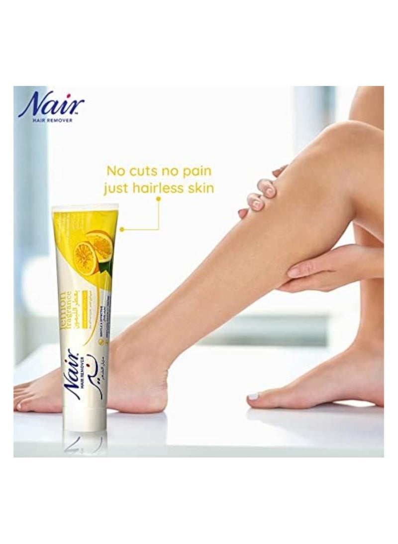 Nair عطر الليمون، كريم إزالة الشعر مع زيت الأطفال، 110 جرام - Image 5