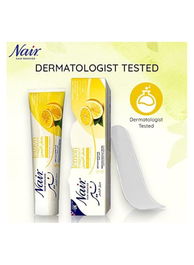 Nair عطر الليمون، كريم إزالة الشعر مع زيت الأطفال، 110 جرام - Image 4