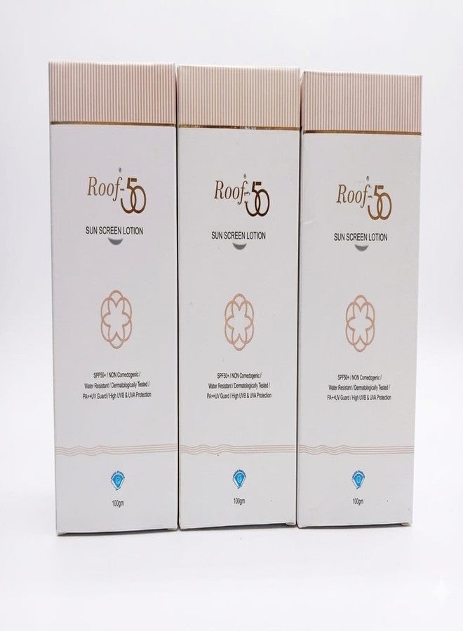ROOF SUN SCREEN LOTION SPF 50 (PACK OF 3) - Image 2