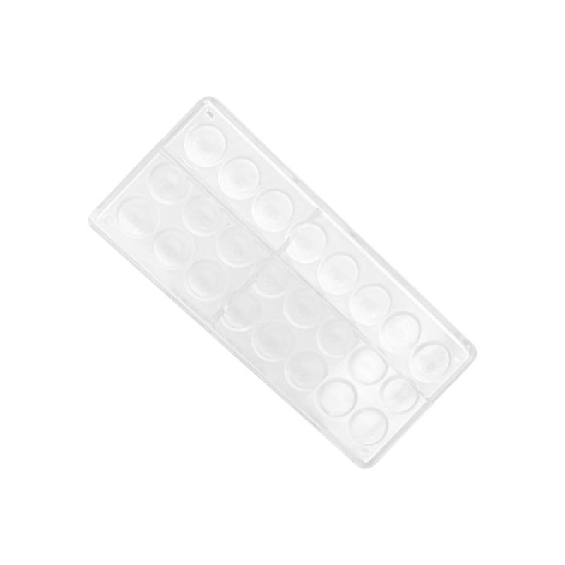 Nonstick Acrylic Half Round Chocolate Mold Multipurpose Baking Tool - Image 2