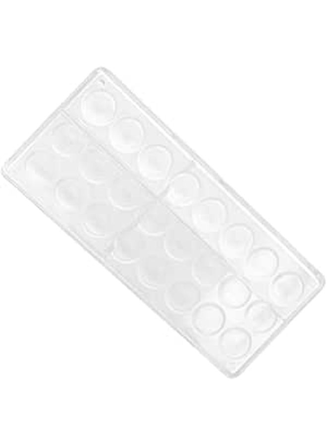 Nonstick Acrylic Half Round Chocolate Mold Multipurpose Baking Tool - Image 1
