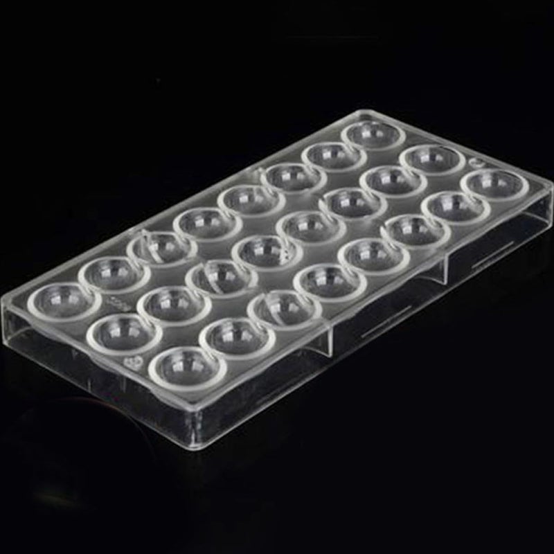Nonstick Acrylic Half Round Chocolate Mold Multipurpose Baking Tool - Image 5