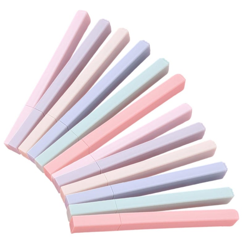 12pcs Multi Function Highlighter Pens Water Based Pigments For School Office Use Random Colors - Image 2