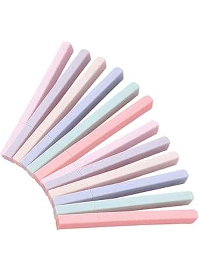 12pcs Multi Function Highlighter Pens Water Based Pigments For School Office Use Random Colors - Image 1
