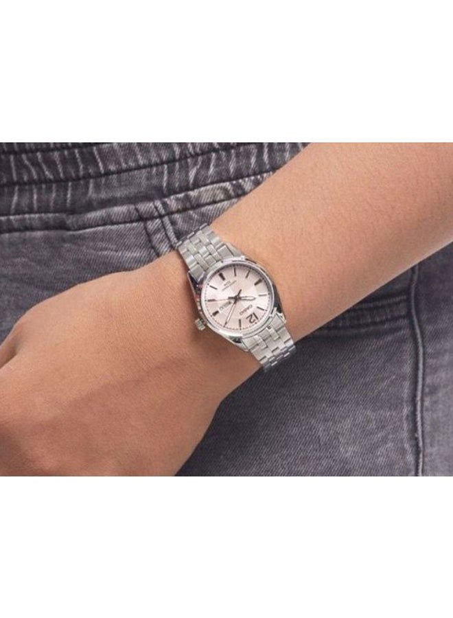 CASIO Women Water Resistant Stainless Steel Analog Watch LTP-1335D-5AVDF - 30 mm - Silver - Image 5