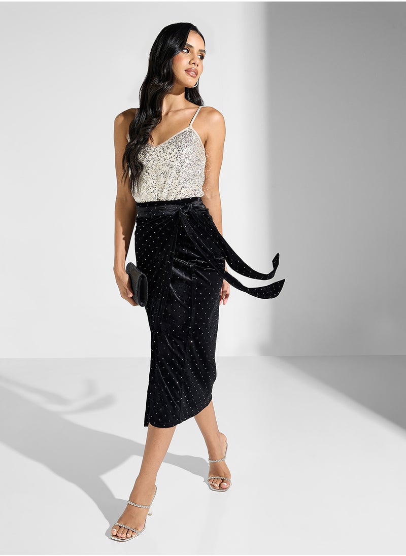 Never fully Dressed Printed High Waist Skirt  - Image 1