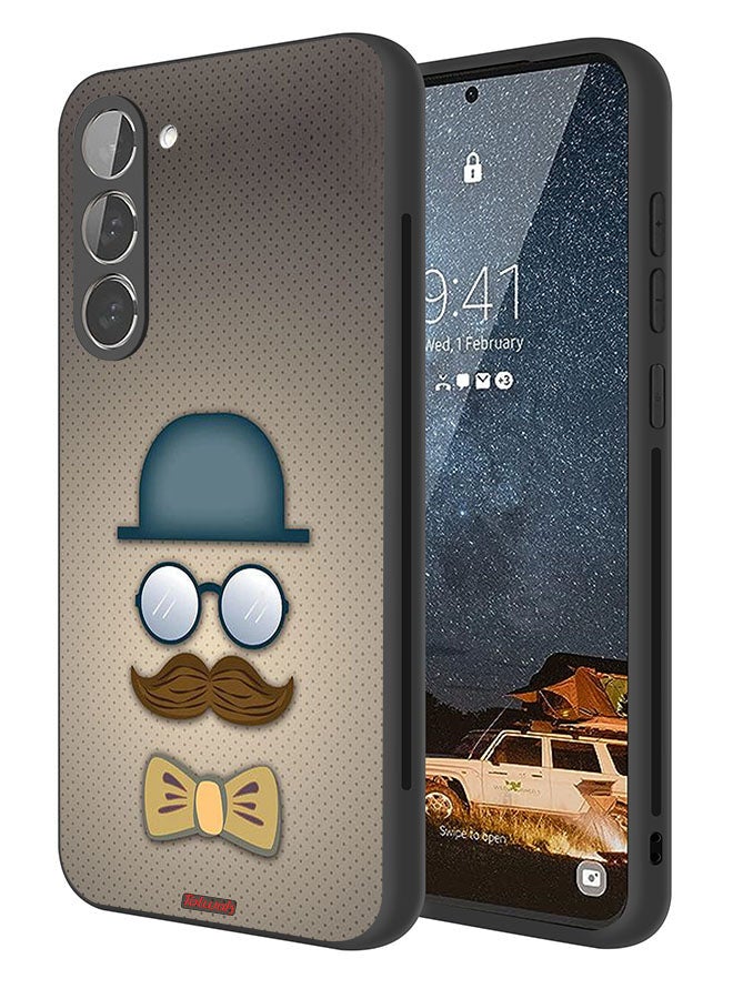 Tolwak Samsung Galaxy S23 Plus 5G Protective Case Cover ManS Head Art - Image 1