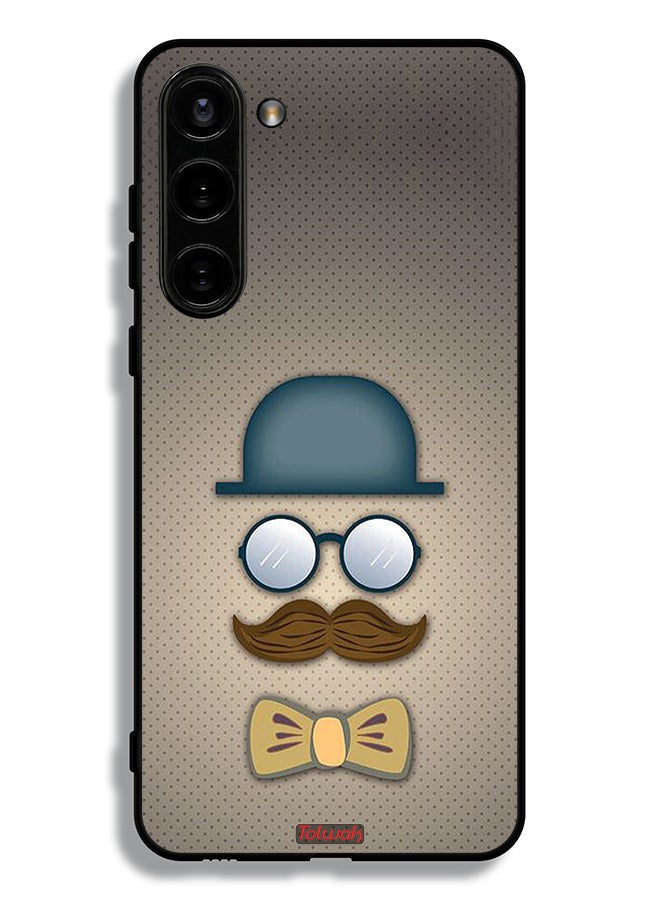 Tolwak Samsung Galaxy S23 Plus 5G Protective Case Cover ManS Head Art - Image 3