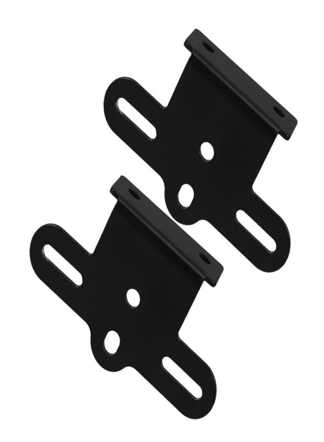 HEALLILY 2Pcs Bicycle Rear Reflector Mounting Shaped Bracket for Bicycle Cargo Rack Durable Reflective Plate for Enhanced Safety for Mountain and Road Bikes - Image 1