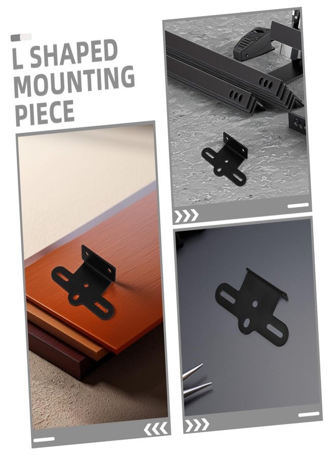 HEALLILY 2Pcs Bicycle Rear Reflector Mounting Shaped Bracket for Bicycle Cargo Rack Durable Reflective Plate for Enhanced Safety for Mountain and Road Bikes - Image 3