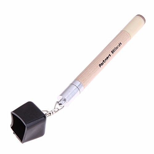 MOOCY Pool Chalk Holder, 2in1 Cue Pocket Chalker Tip Stick Tool, Billiard Accessories - Image 1