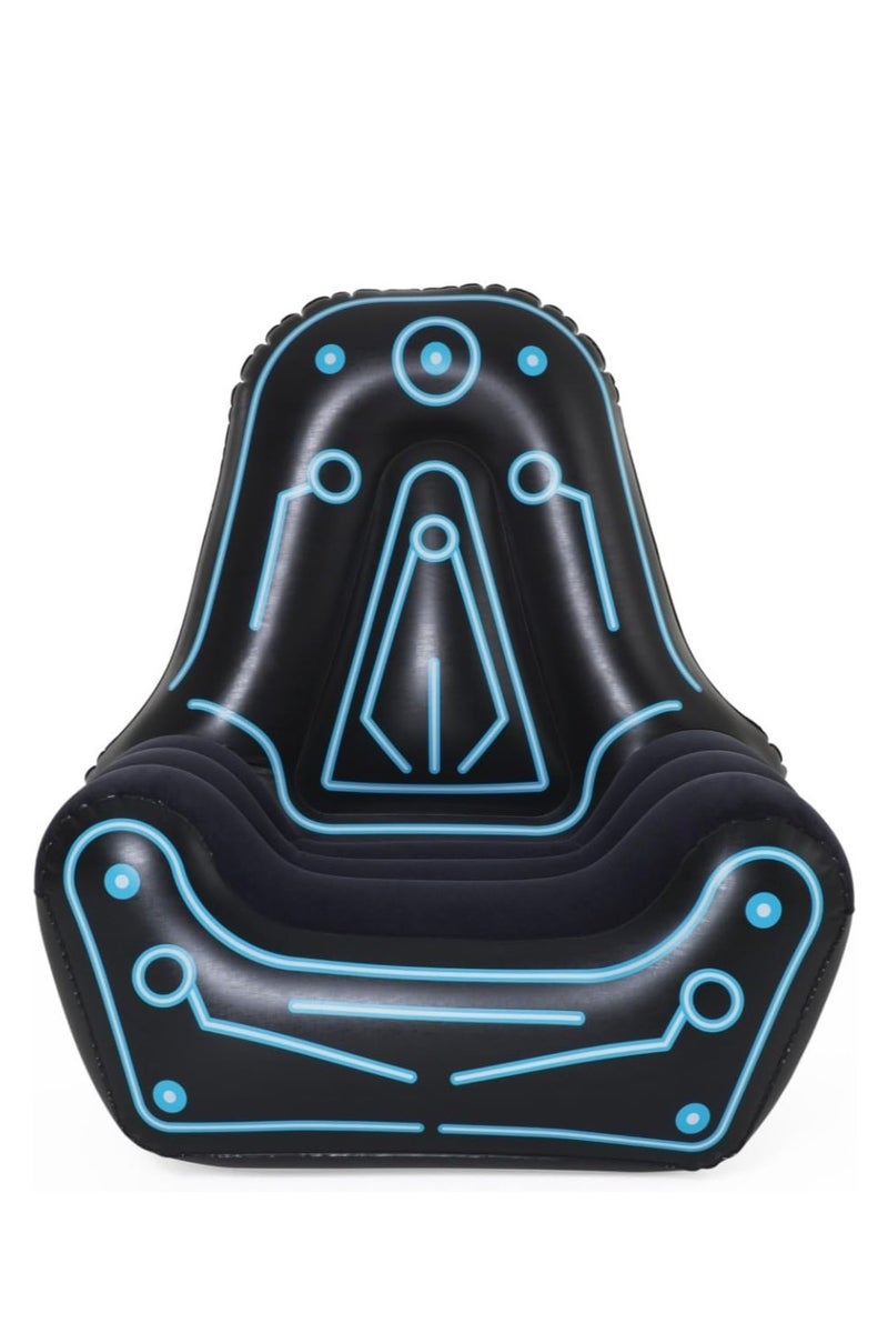 بست واي كرسي ألعاب قابل للنفخ مع ذراعين داخلي من بيست واي مناسب للبالغين والأطفال  - Image 1