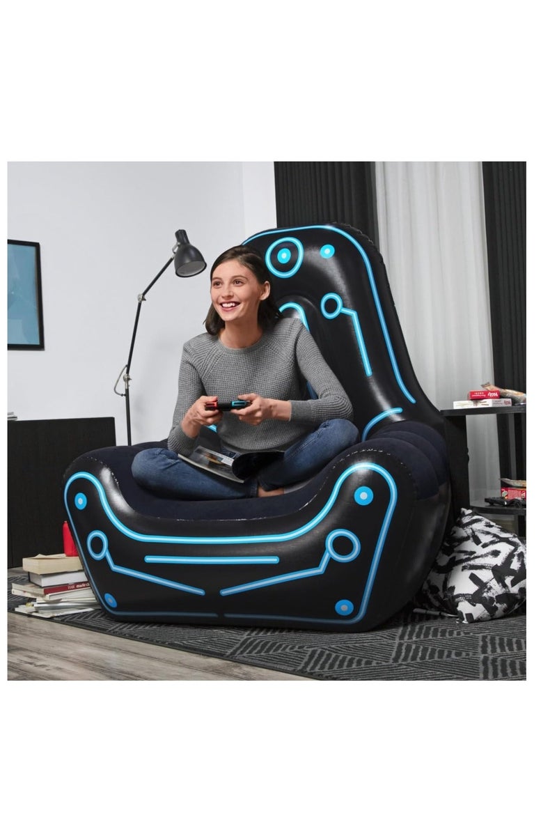 بست واي كرسي ألعاب قابل للنفخ مع ذراعين داخلي من بيست واي مناسب للبالغين والأطفال  - Image 3