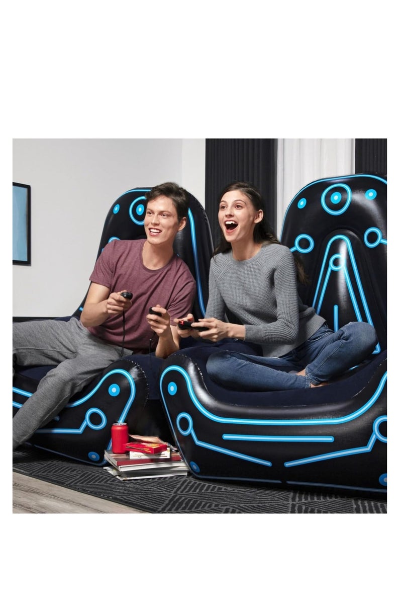 بست واي كرسي ألعاب قابل للنفخ مع ذراعين داخلي من بيست واي مناسب للبالغين والأطفال  - Image 4