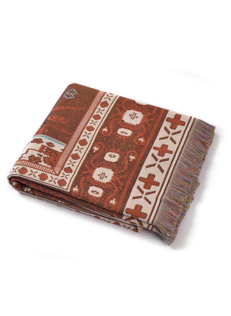 Y&D 160*130cm Camping Blanket Outdoor Blanket Picnic Blanket Sofa Blanket Bed End Blanket Air Conditioning Blanket Shawl Blanket Thread Blanket  - Image 1