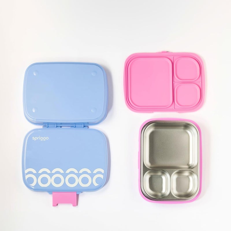 Spriggo Vault Funk Kids Lunch Box, Periwinkle Pink - Image 3