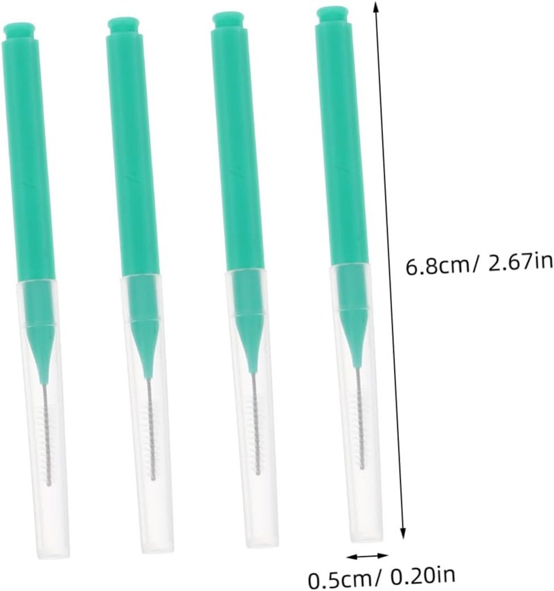 100pcs Toothbrush Travel Essentials Interdental Brushes for Braces Portable Tooth Cleaning Tool Crevice Cleaning Tools - Image 2
