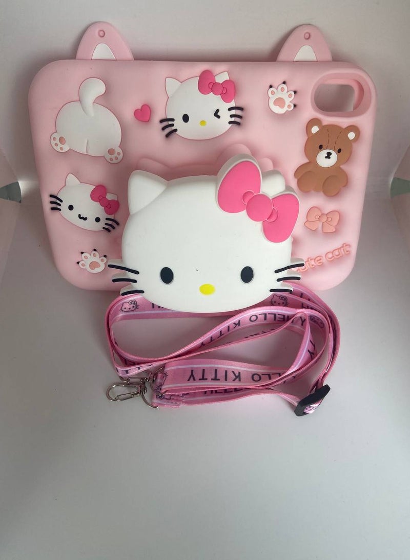 Cartoon 3D Silicon Handle Stand Cover ForiPad mini 7 (2024 Model, 7th Generation) / mini 6 (2021 Model, 6th Generation) - Image 2