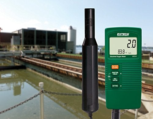 Extech DO210 - Dissolved Oxygen Meter - Portable Water Quality Tester with Temperature Compensation, Altitude & Salinity Adjustments - Image 4