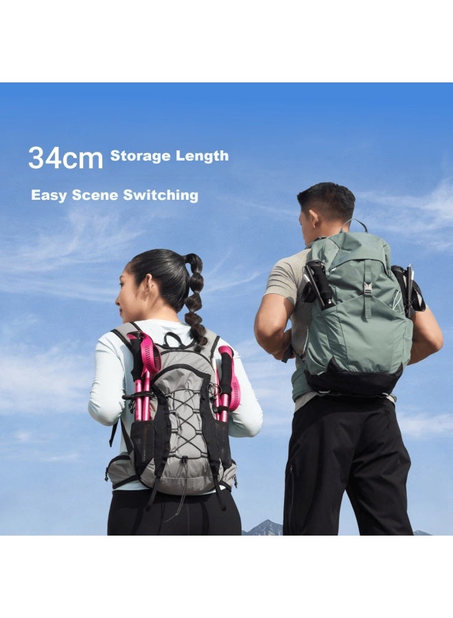 Keep Ultra-light 5-section Foldable Telescopic Trekking Pole Professional Outdoor Hiking Shock-absorbing Walking Stick - Image 3