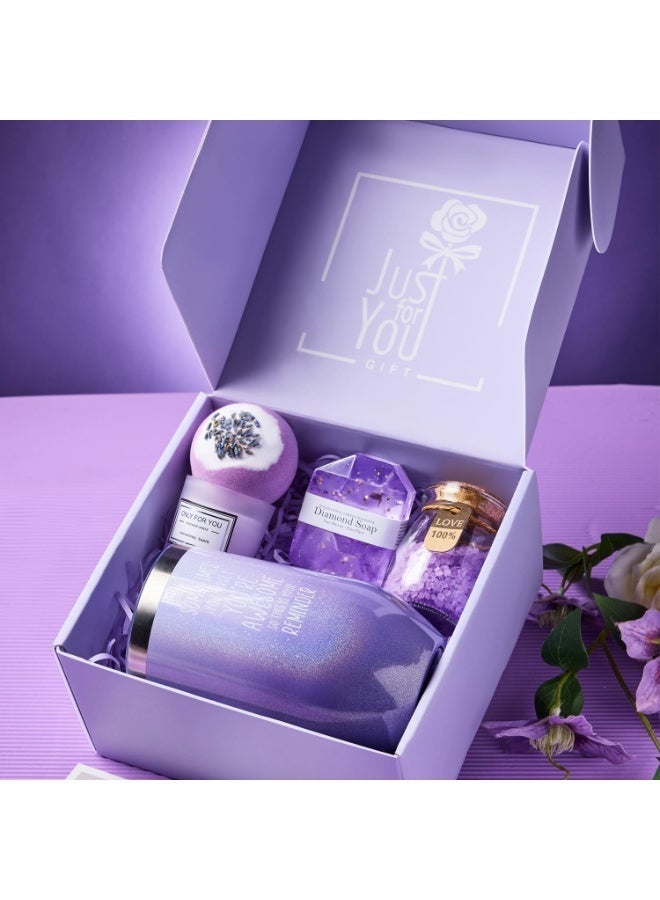 HSEAMALL Gift Basket for Women, Birthday Gifts Box for Women, Mother's Day Gift Set, Relaxing Spa Gift Basket Set for Mom Sister Wife Girls, Valentine's Day Gifts Set, Gift Set for Christmas Ramadan Wedding - Image 2