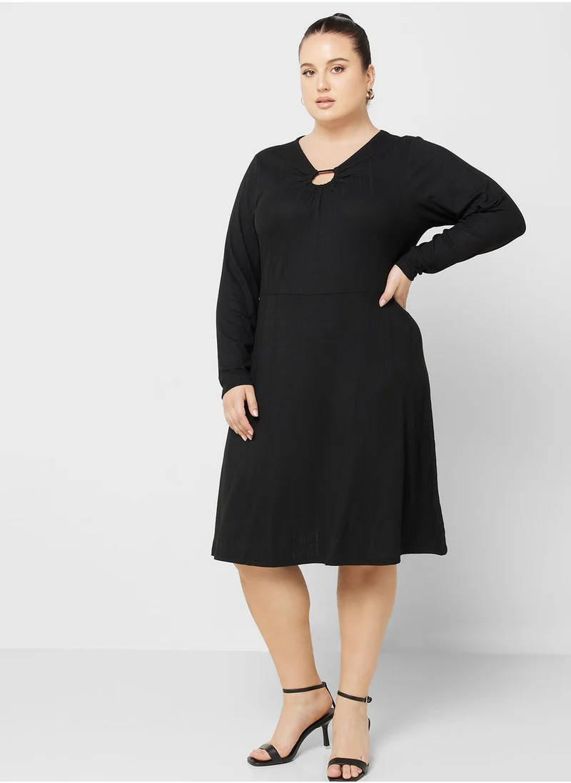 Only Carmakoma Ring Detail Dress