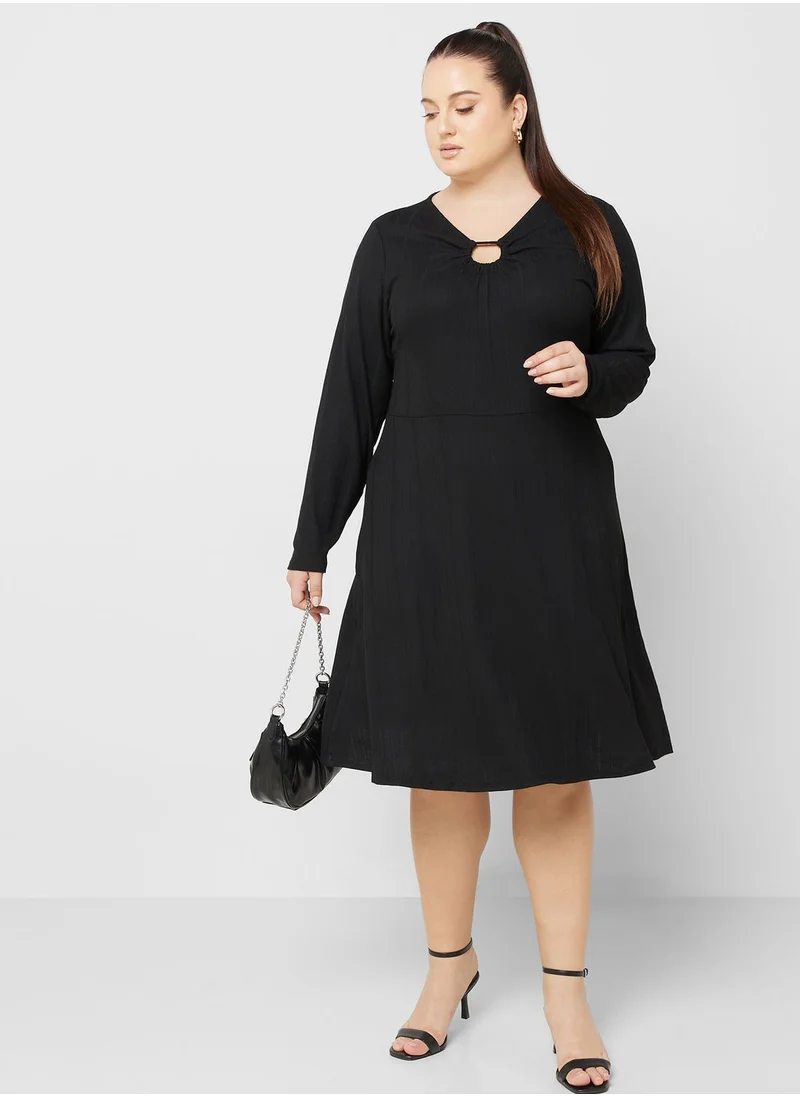 Only Carmakoma Ring Detail Dress