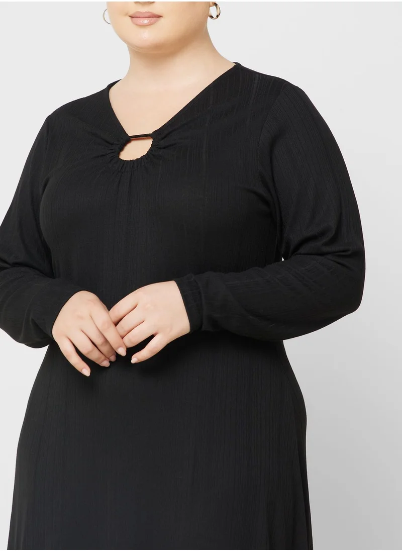 Only Carmakoma Ring Detail Dress