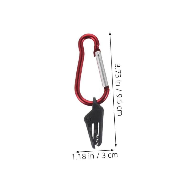 15Pcs Heavy Duty Tarp Tie Down Clips Windproof Tent Fixing Clips for RV Awning and Camping - Image 3