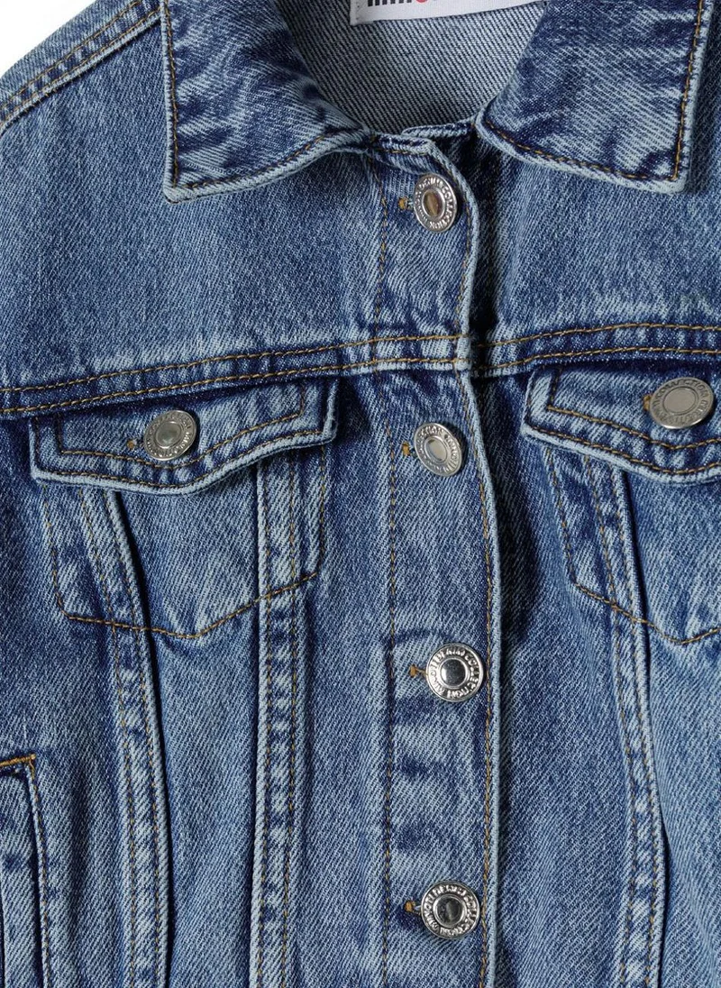 مينوتي Teen Girls Oversized Denim Jacket