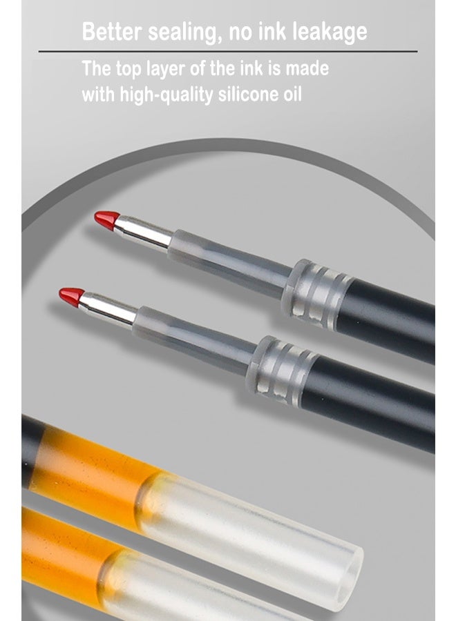 True Color 6pcs Blue press type signature pen｜Gel pen｜For business office,students - Image 3