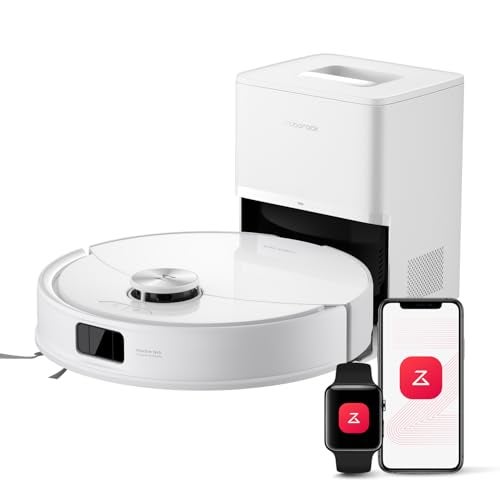 roborock Q10 S5+ Robot Vacuum and Mop, 10,000Pa Suction, Upgraded from Q8 max+, 70 Days Self-Emptying, Obstacle Avoidance, Sonic Mopping, Dual Anti-Tangle Design, Auto Mop Lifting, Ideal for Pet Hair - Image 1