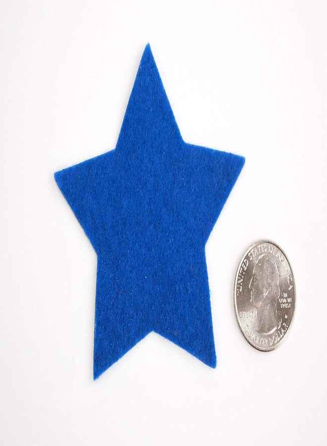 Incrizma Random Mixed Color Felt Patch Applique Felts Scrapbooking Sticker DIY Felt Pads Flowers Fabric for Sewing Accessories (Assorted - Star, 3 cm) - Image 2