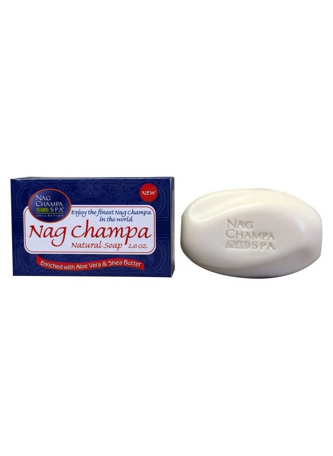 Nag Champa Spa Collection - Nag Champa Natural Soap 6 Bars 2.6 Oz. (75 Gms) Each - Image 1