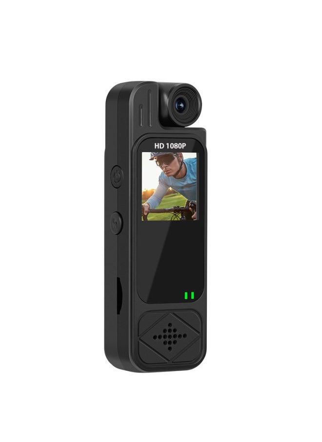 Generic Small Camera With Screen Pocket Portable Recorder Back Clip Camera HD Infrared Night Vision Portable Law Enforcement Instrument-Body Color:128g Memory Card  - Image 4