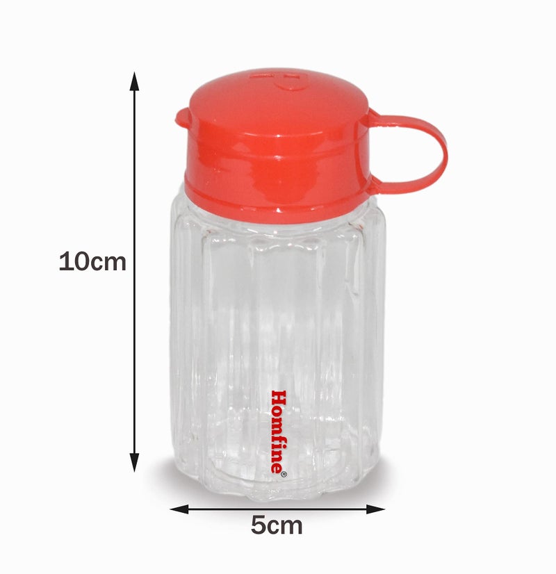 Homfine® Salt & Pepper Shaker Set of 2Pcs BPA Free Food Grade Strong Plastic Material for Dining Table, Kitchen Daily Use (Color May Vary, 1Set) - Image 3