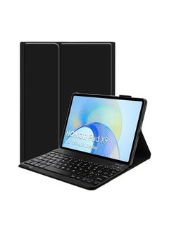 English Keyboard Case Compatible with Honor X8 Pro/X9 【11.5】 Ultra Slim Case , Ultra Thin PU Leather Case with Detachable Wireless Keyboard