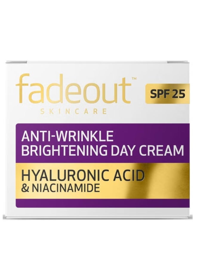 Anti-Wrinkle Whitening Day Cream SPF25 50ml – Niacinamide & Hyaluronic Moisturizer