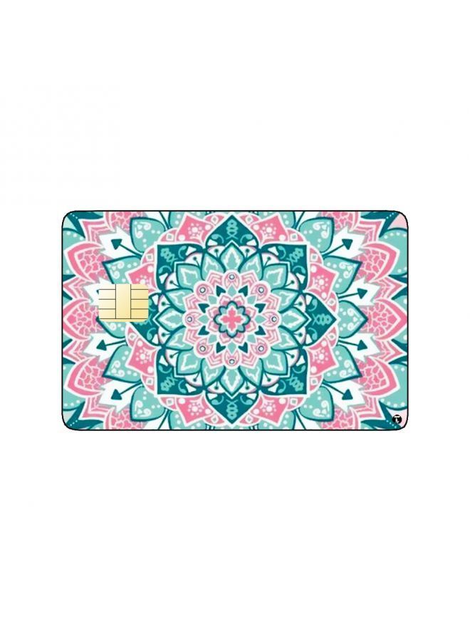 RKN PRINTED BANK CARD STICKER Beautiful Colorful Mandala Drawing - Image 2