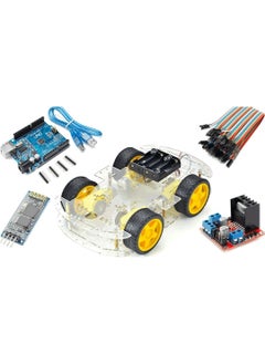 Arduino Bluetooth Controlled 4WD Car Robot Kit - 4WD